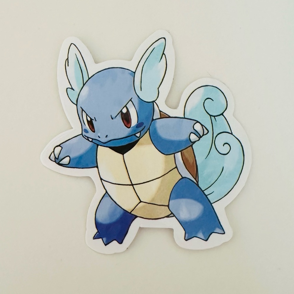 10/$10 Pokémon Wartortle Sticker
